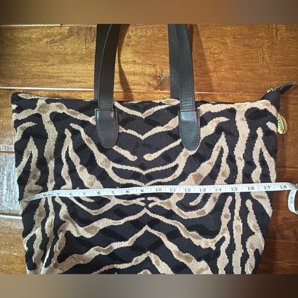 Gevive by Boyt Purse Tapestry Shoulder Tote Large Travel Bag Overnight Carry All - Picture 3 of 14